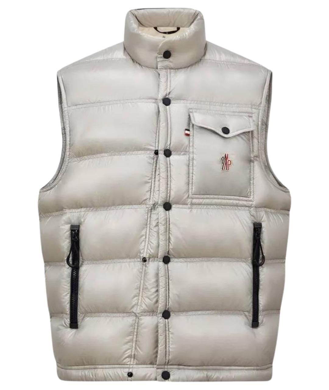 MONCLER Серый жилет, фото 1