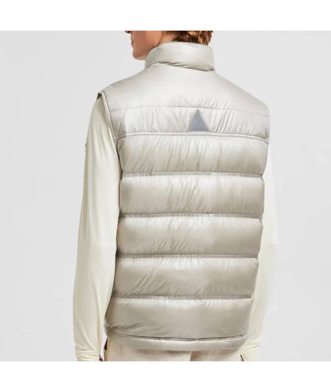 MONCLER Серый жилет, фото 4