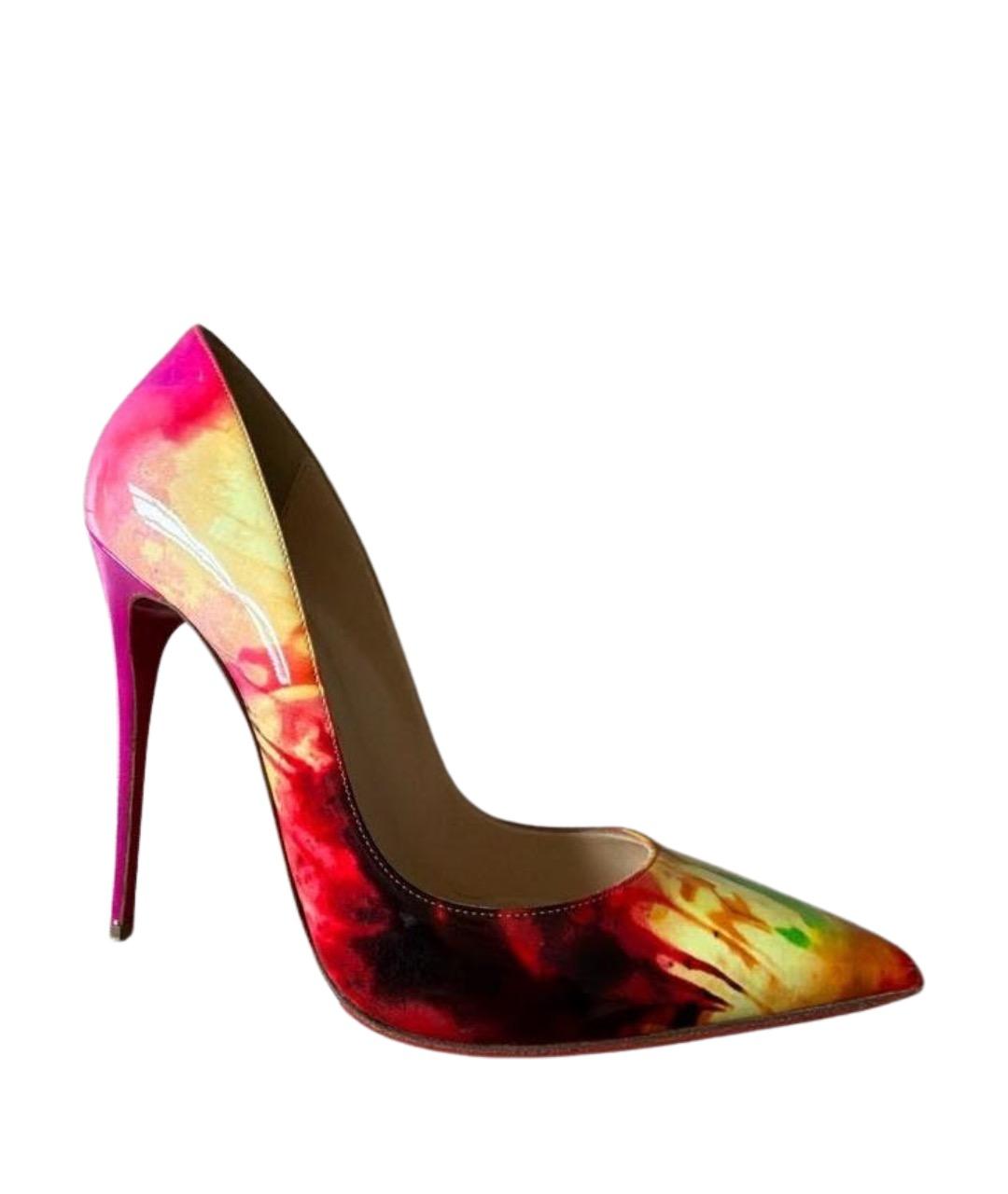 CHRISTIAN LOUBOUTIN Мульти туфли из лакированной кожи, фото 1