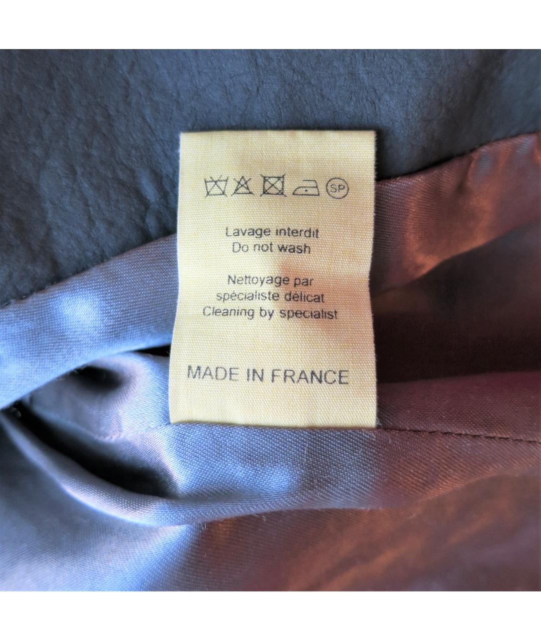 NINA RICCI Антрацитовая меховая шуба, фото 6