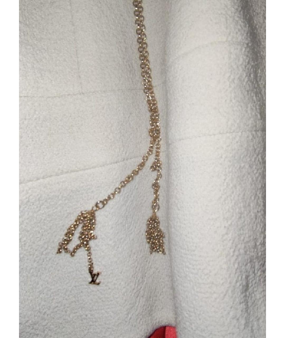 LOUIS VUITTON Бежевое шерстяное пальто, фото 6