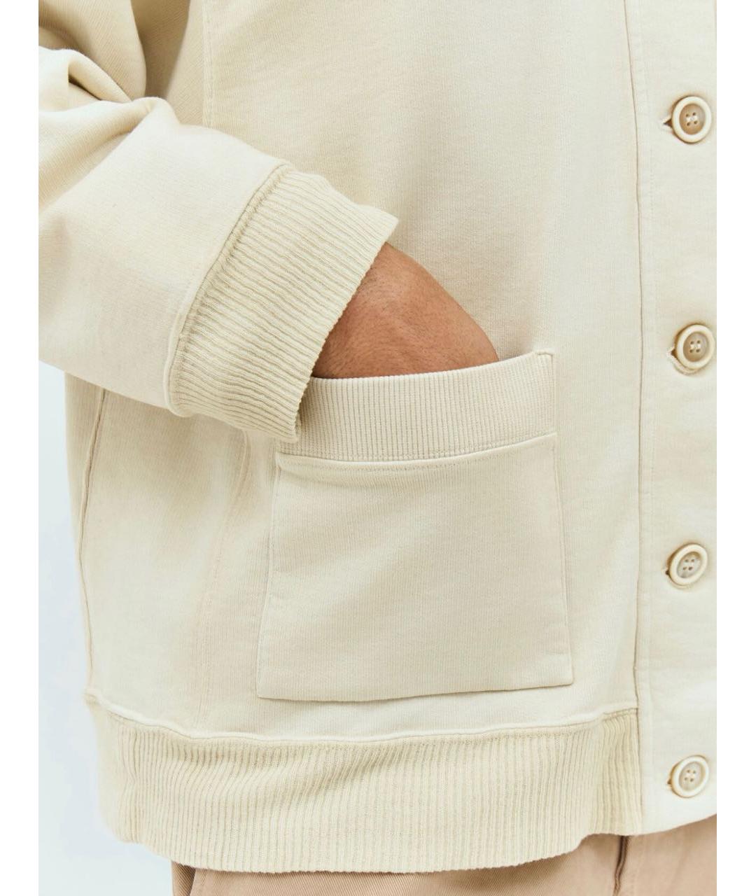 MIU MIU Бежевая хлопковая куртка, фото 5