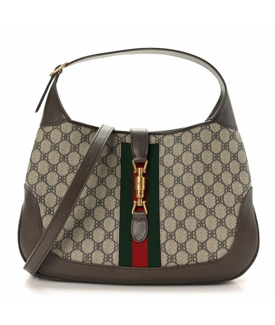 GUCCI Коричневая сумка с короткими ручками, фото 7