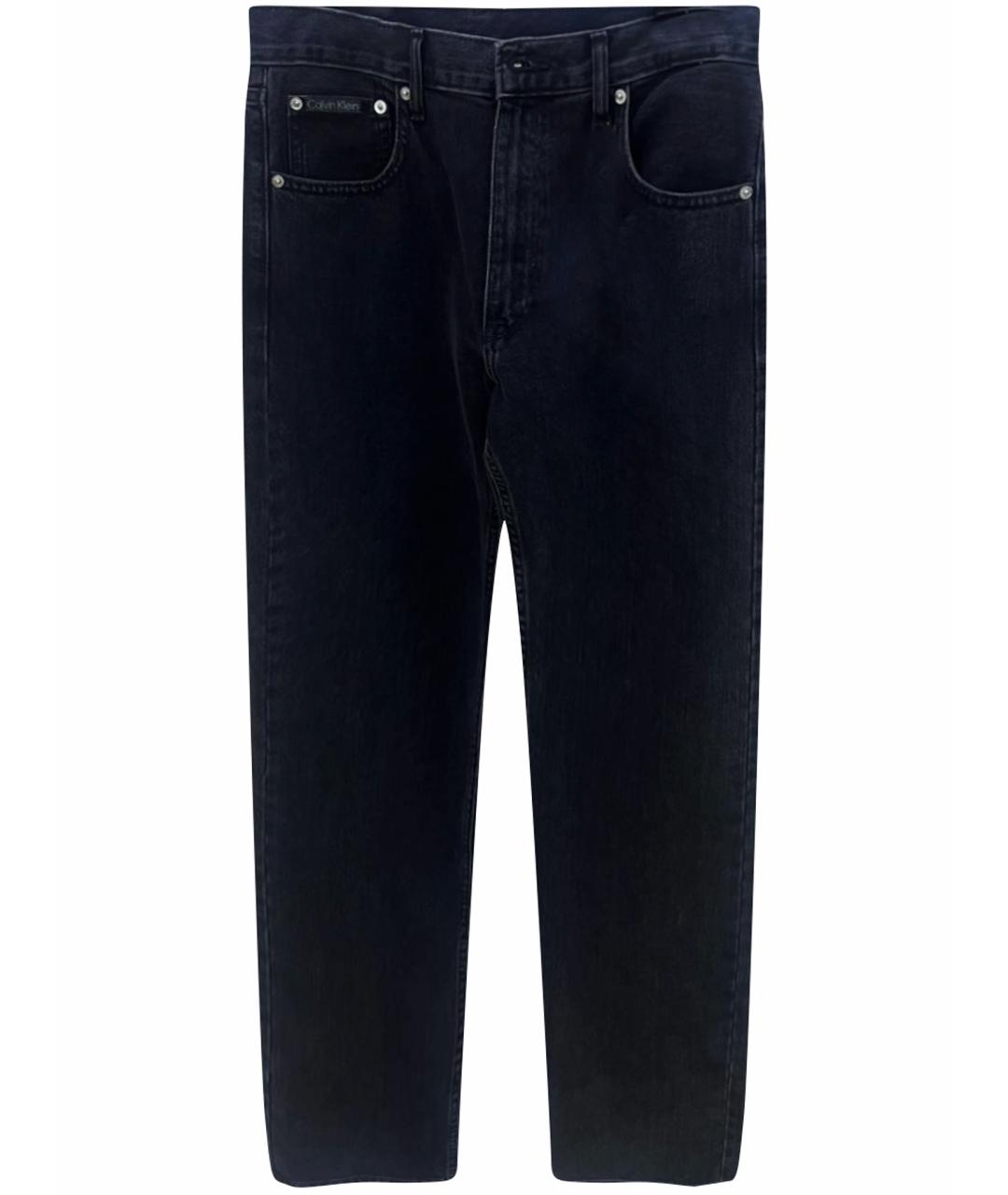 CALVIN KLEIN Черные прямые джинсы, фото 1