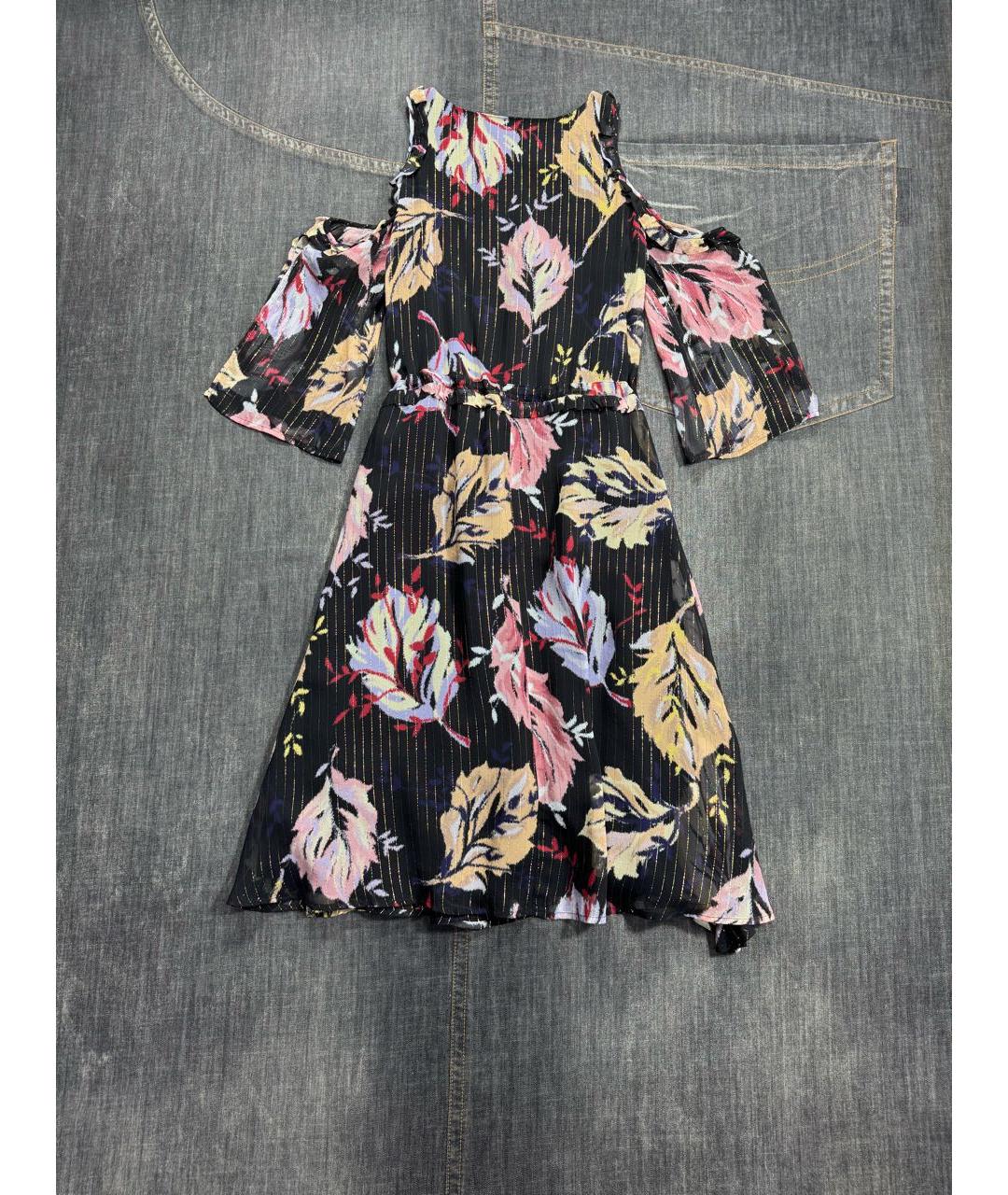 MAX&CO Мульти шелковое повседневное платье, фото 7