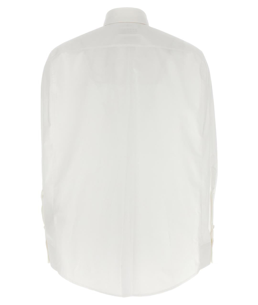 MM6 MAISON MARGIELA Белая хлопковая рубашка, фото 2