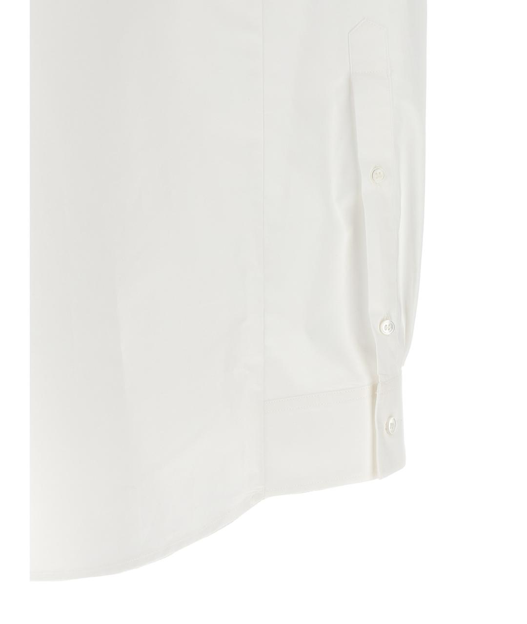 MM6 MAISON MARGIELA Белая хлопковая рубашка, фото 4