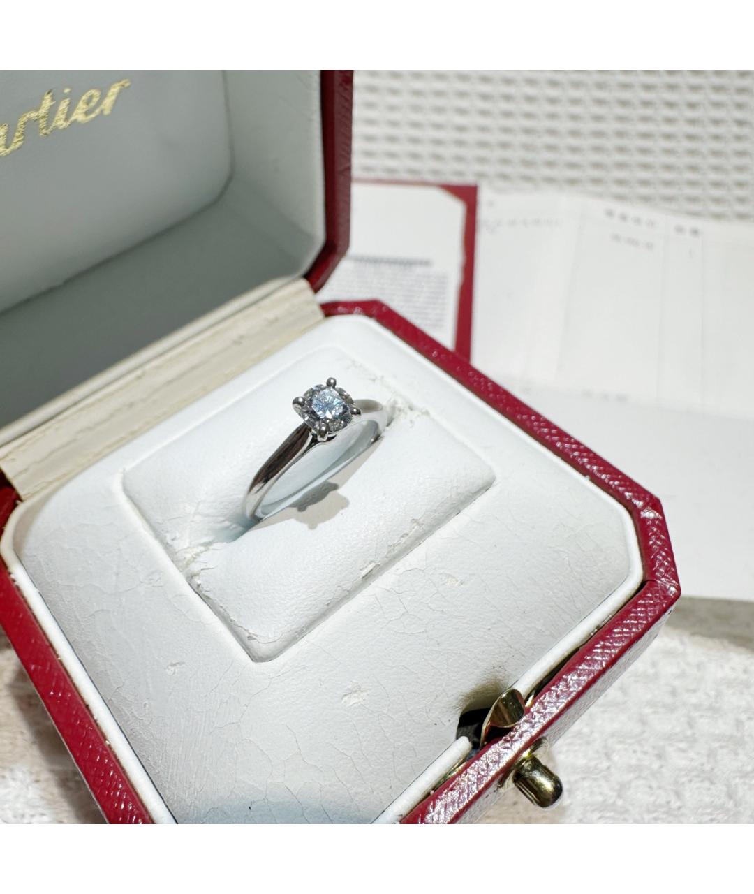 CARTIER Серебряное кольцо из белого золота, фото 6