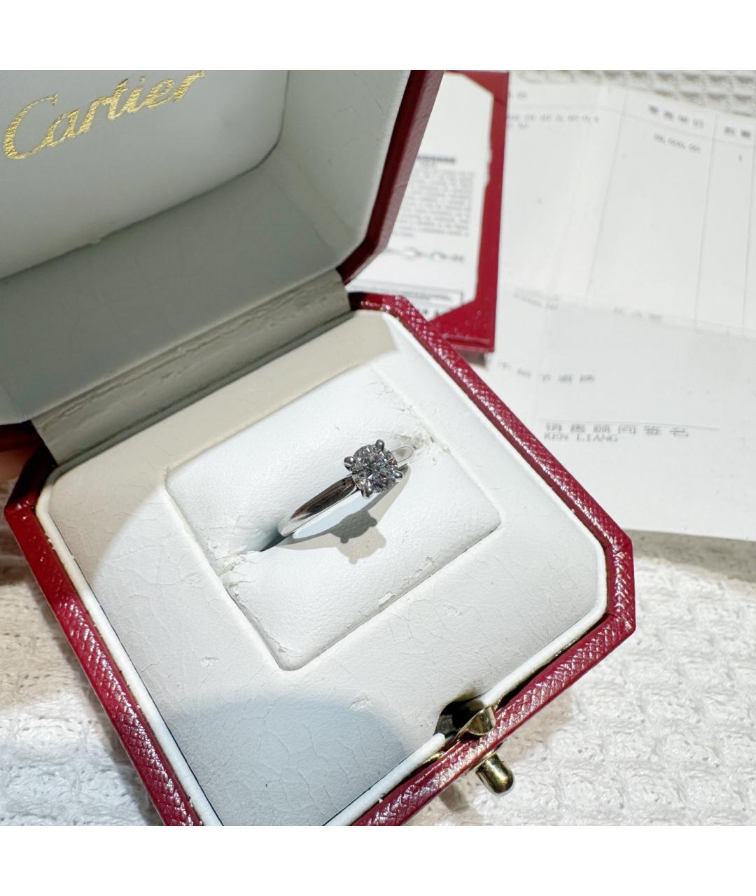 CARTIER Серебряное кольцо из белого золота, фото 5