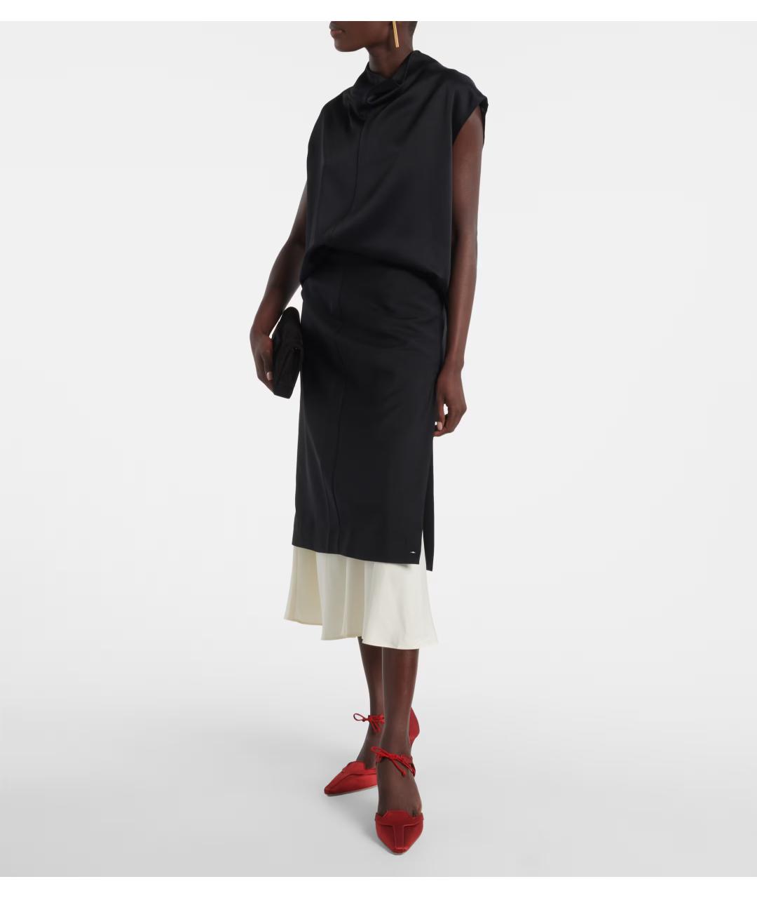 MANOLO BLAHNIK Красные текстильные туфли, фото 7