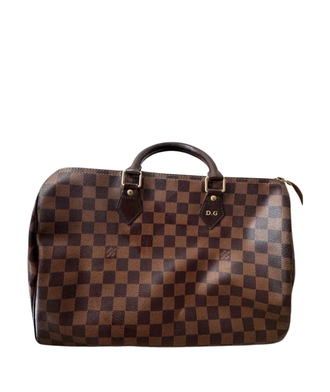 LOUIS VUITTON Коричневая сумка с короткими ручками, фото 1