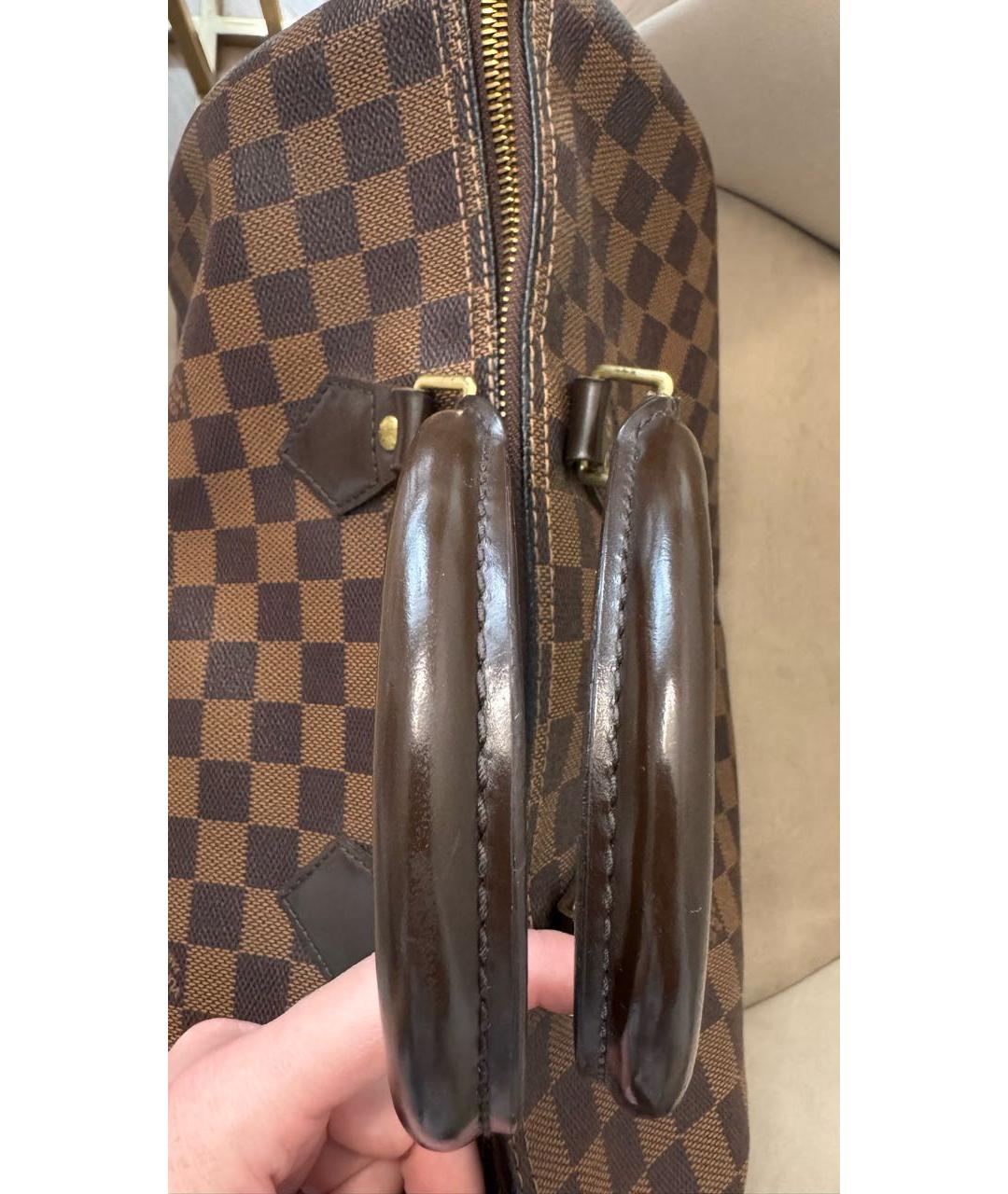 LOUIS VUITTON Коричневая сумка с короткими ручками, фото 6