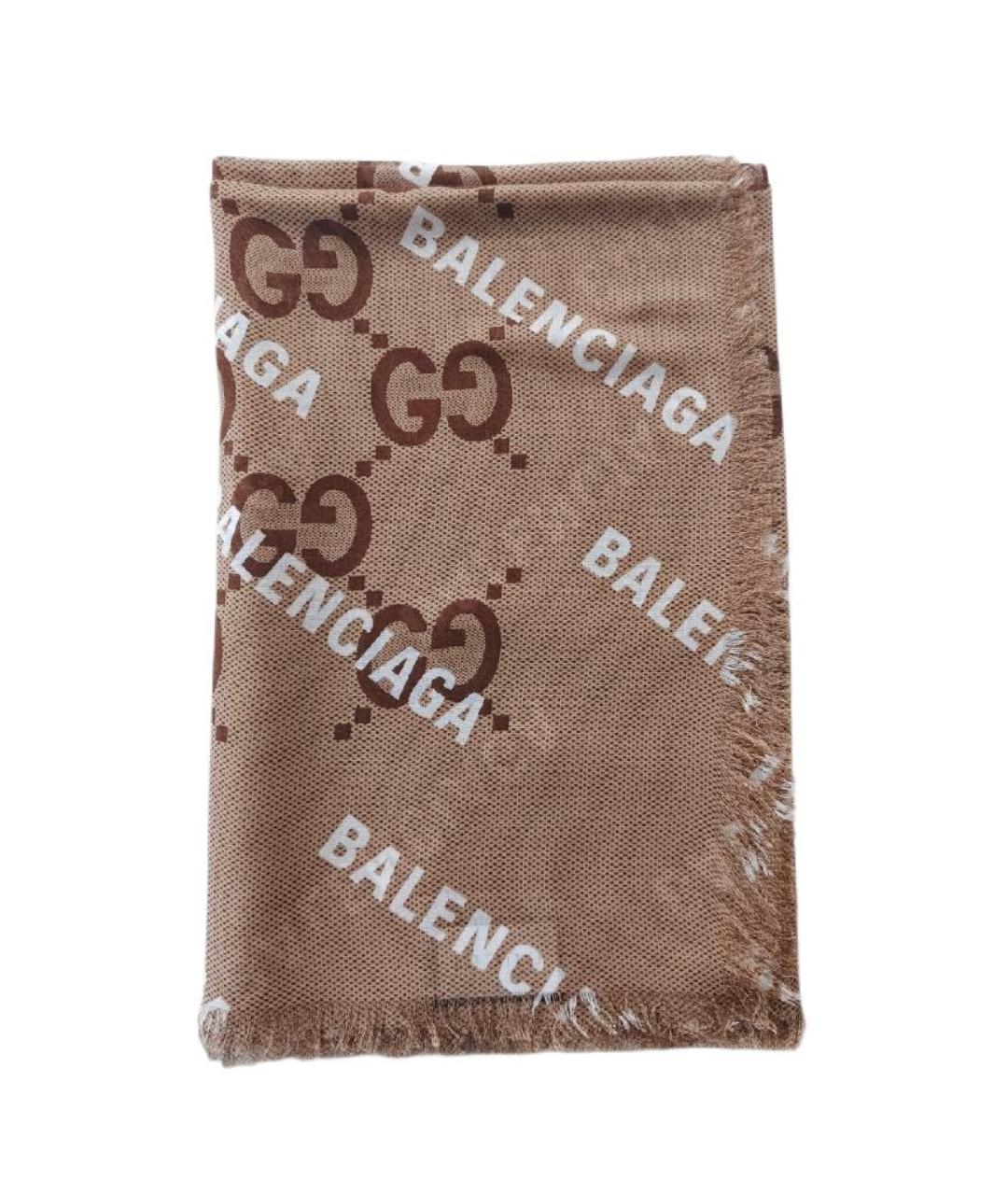 GUCCI Бежевый платок, фото 1