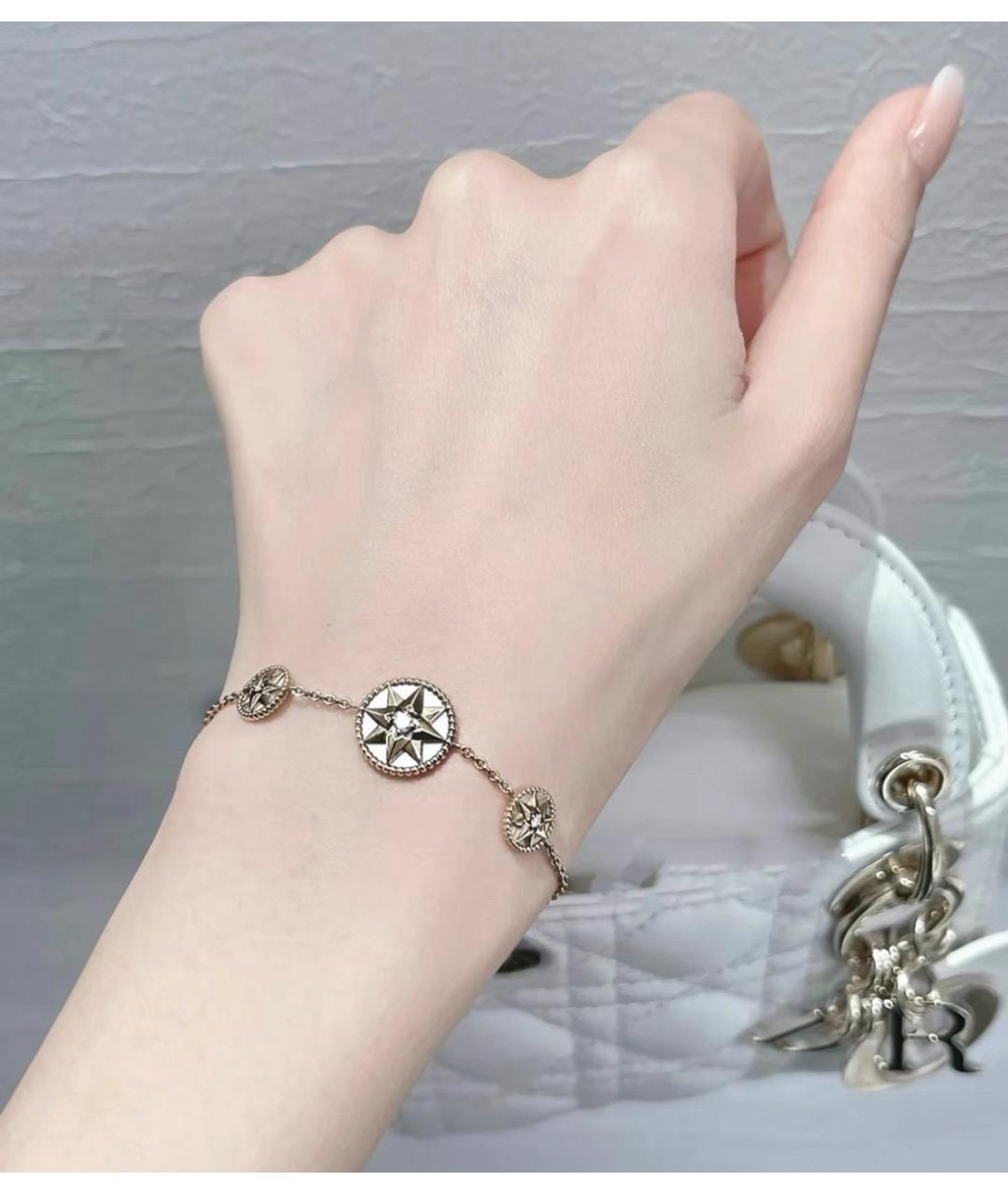 CHRISTIAN DIOR Серебрянный браслет из белого золота, фото 7