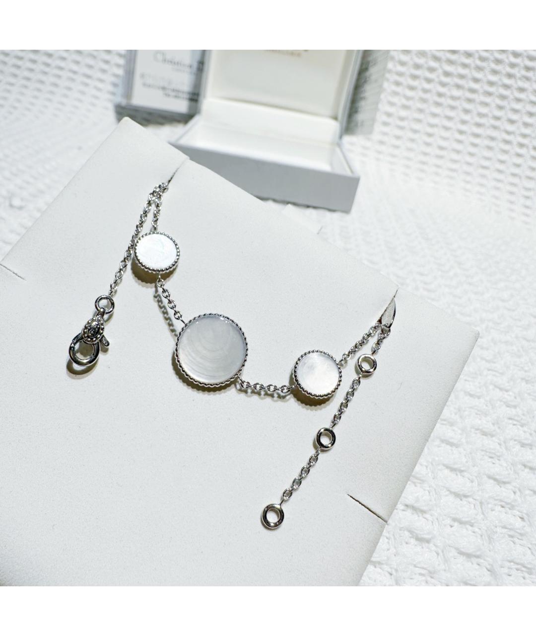 CHRISTIAN DIOR Серебрянный браслет из белого золота, фото 4