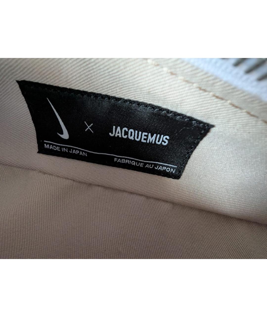 JACQUEMUS Белая кожаная сумка через плечо, фото 8