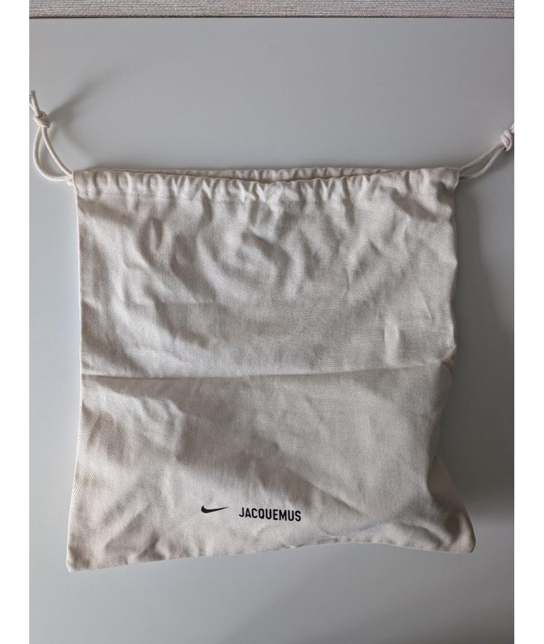 JACQUEMUS Белая кожаная сумка через плечо, фото 9