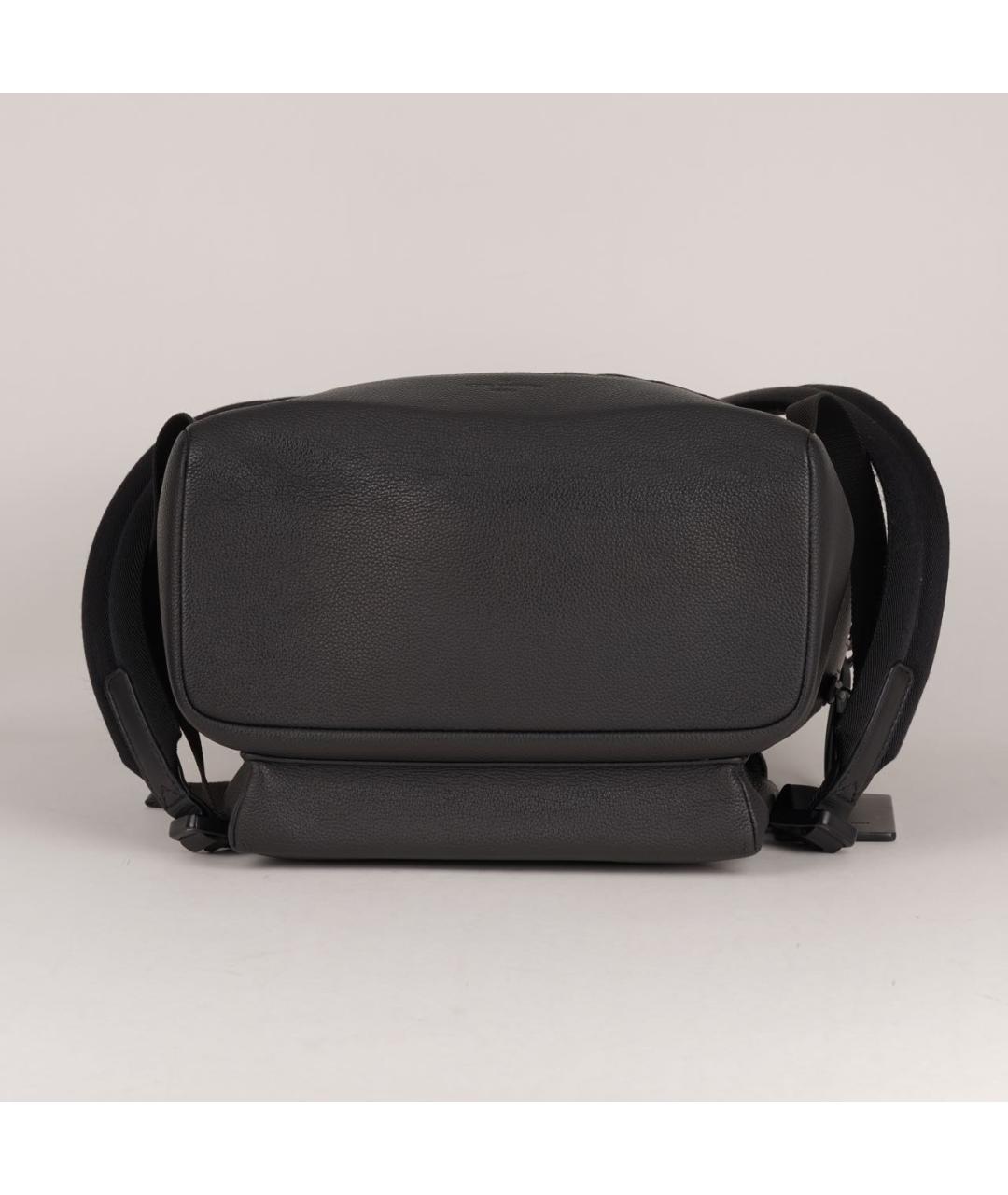 LOUIS VUITTON Черный кожаный рюкзак, фото 5
