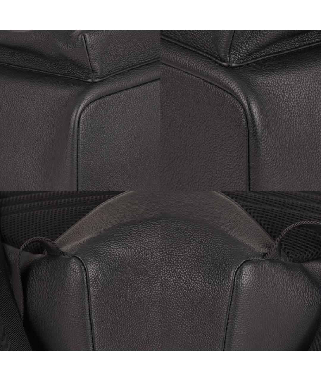 LOUIS VUITTON Черный кожаный рюкзак, фото 7