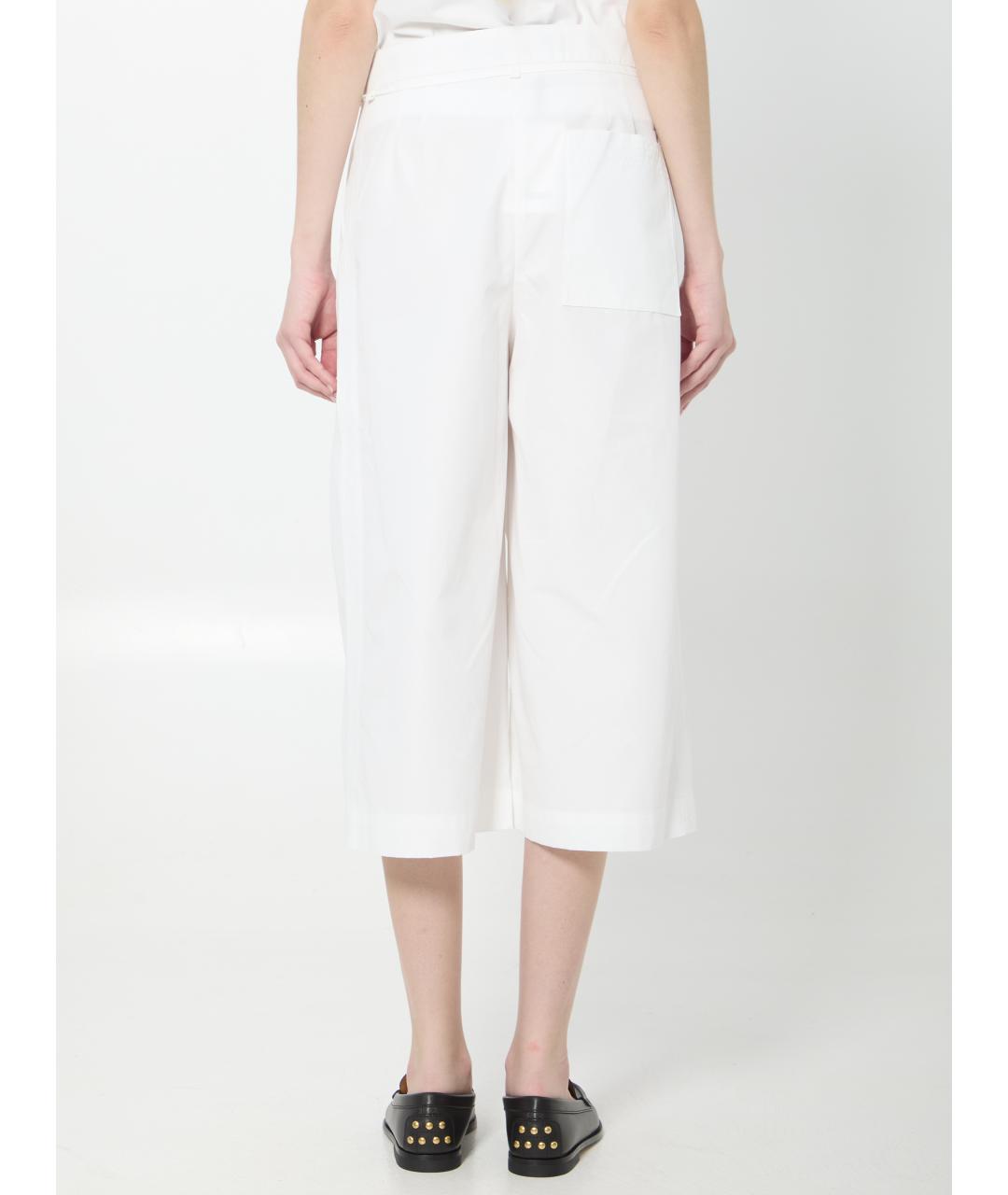 JACQUEMUS Белые хлопковые шорты, фото 4