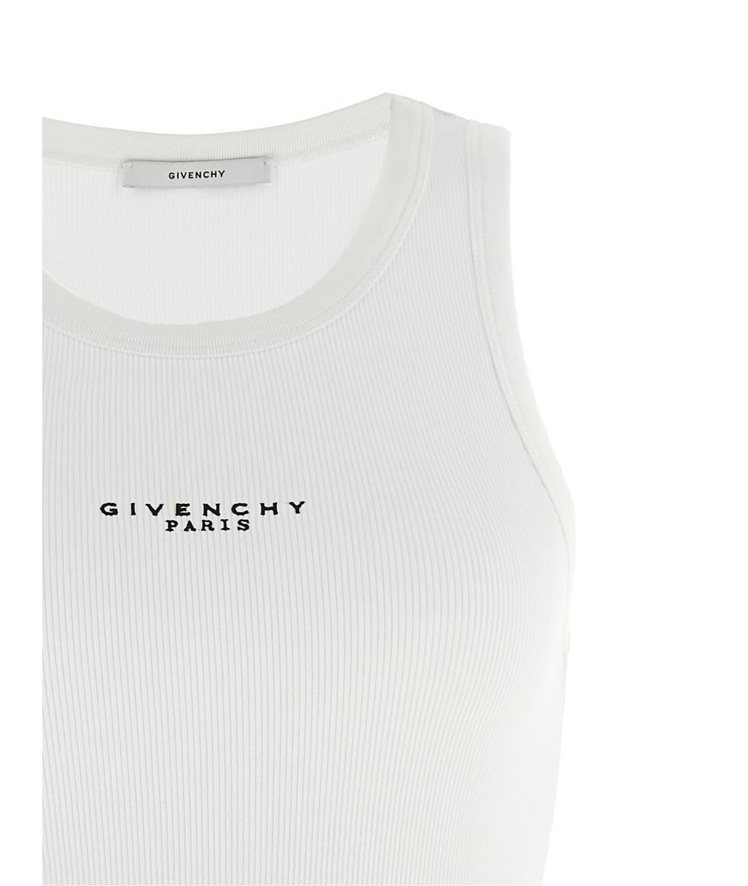 GIVENCHY Белая хлопковая майка, фото 3
