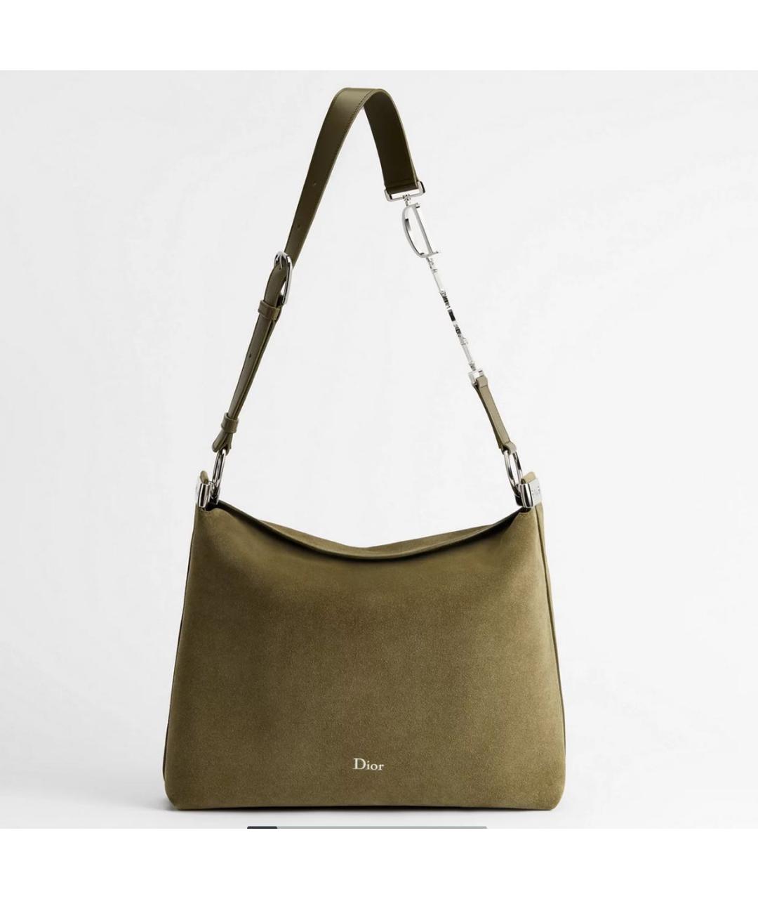 CHRISTIAN DIOR Хаки сумка тоут, фото 4