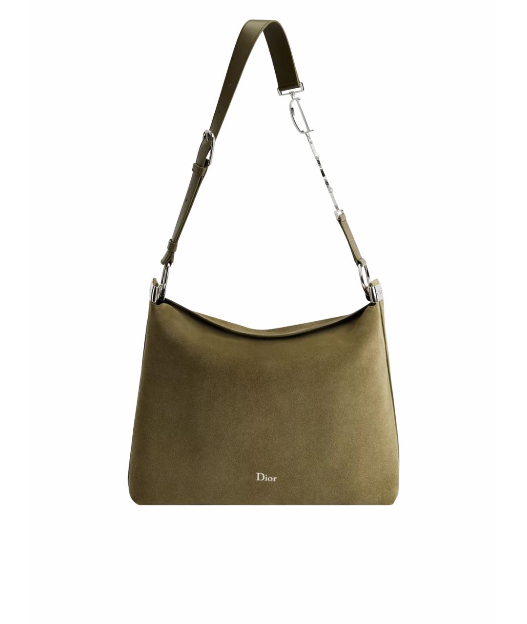 CHRISTIAN DIOR Хаки сумка тоут, фото 1