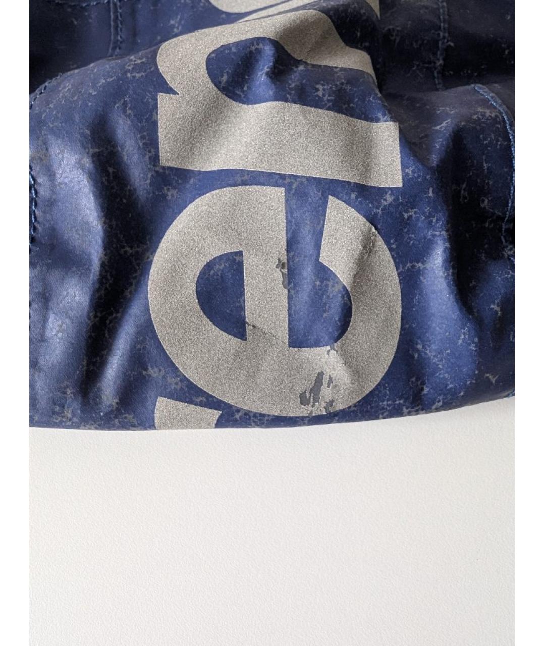 SUPREME Голубая поясная сумка, фото 8