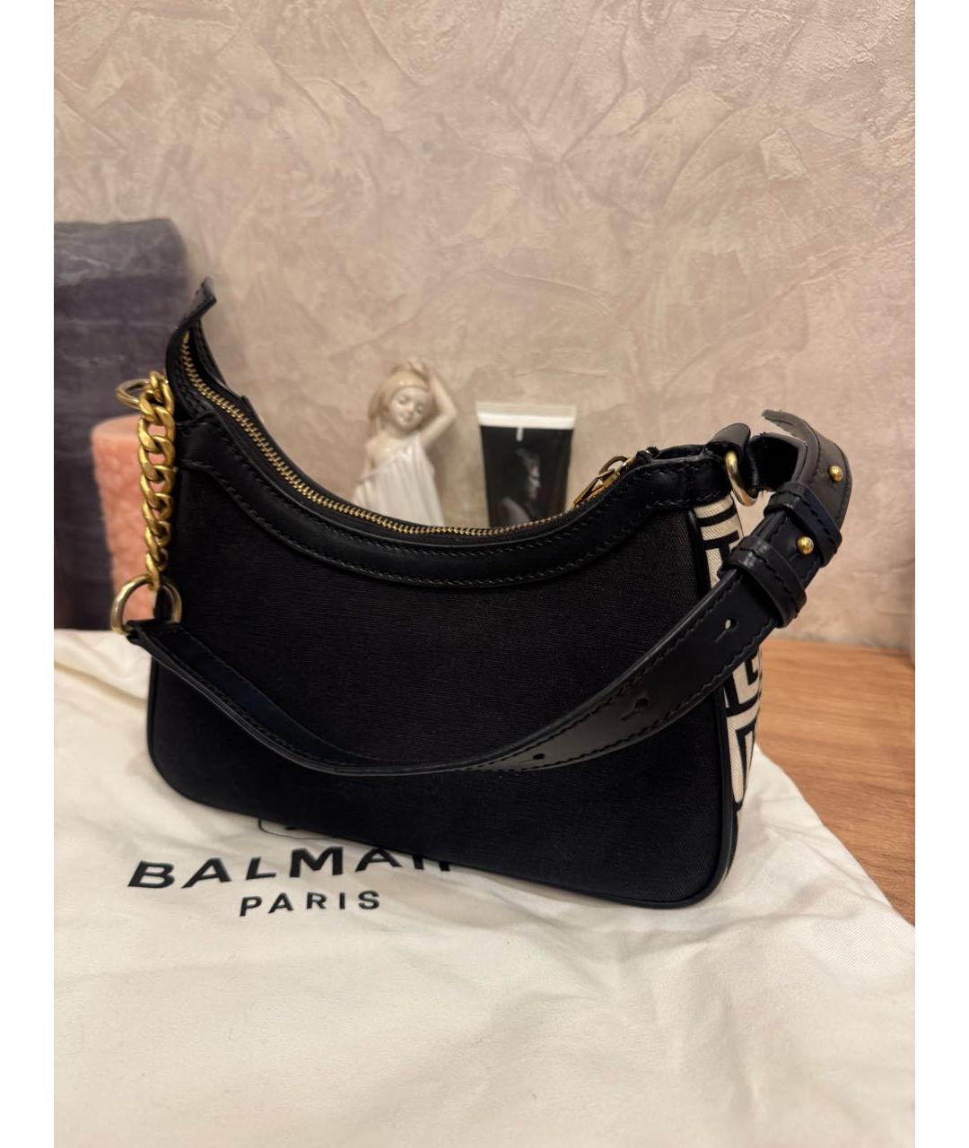 BALMAIN Черная сумка через плечо, фото 2