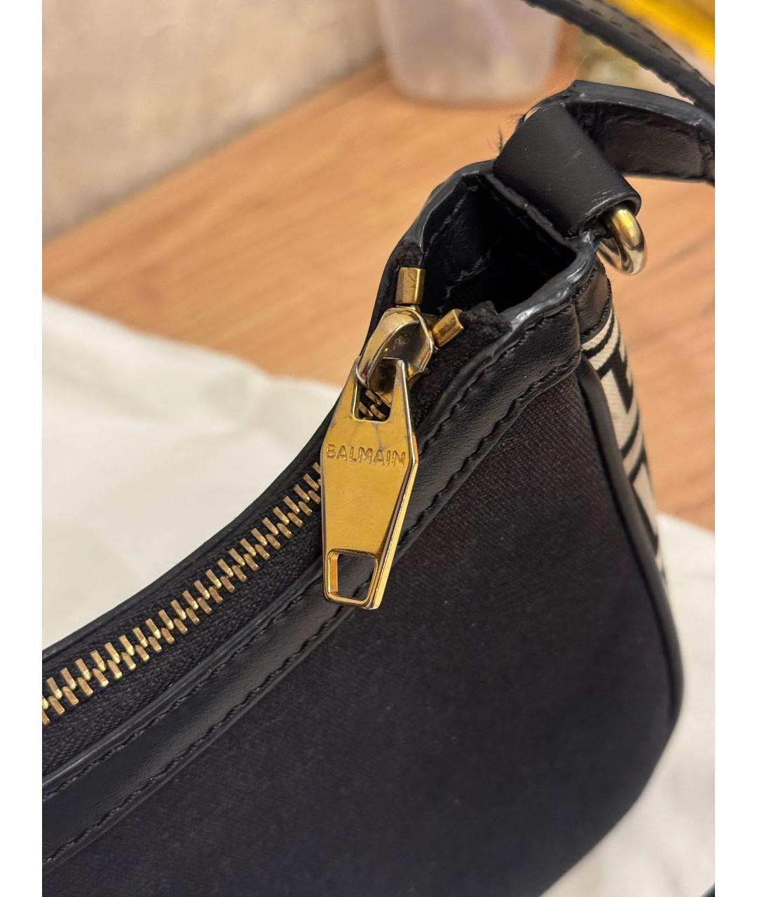 BALMAIN Черная сумка через плечо, фото 5