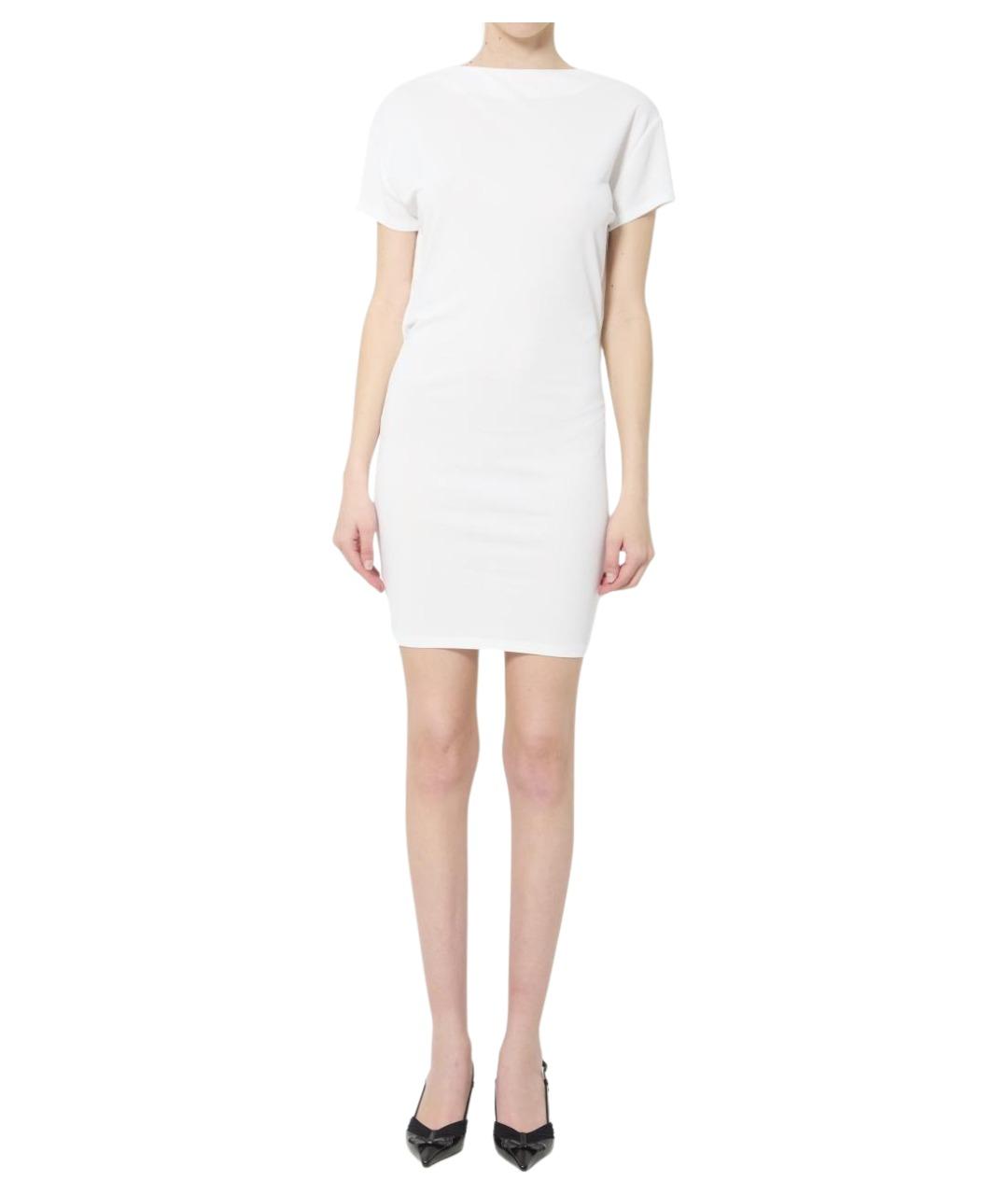 JACQUEMUS Белое вискозное повседневное платье, фото 1