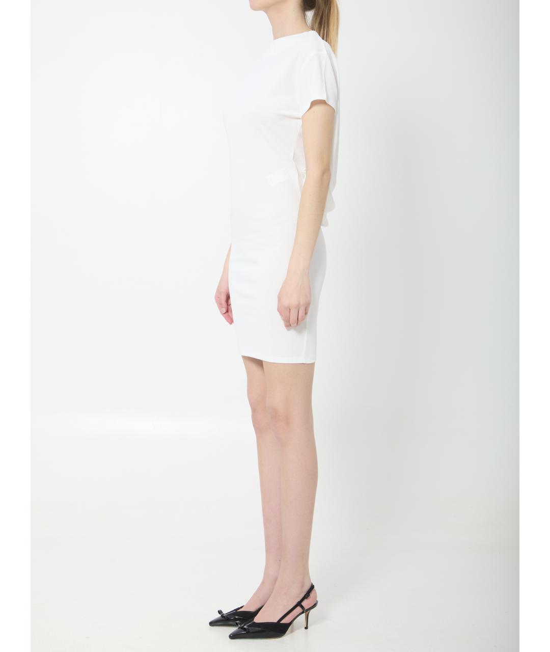 JACQUEMUS Белое вискозное повседневное платье, фото 2
