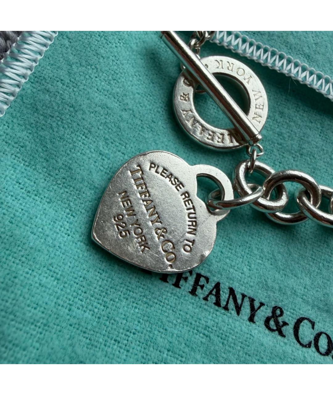 TIFFANY&CO Серебрянный серебряный браслет, фото 3