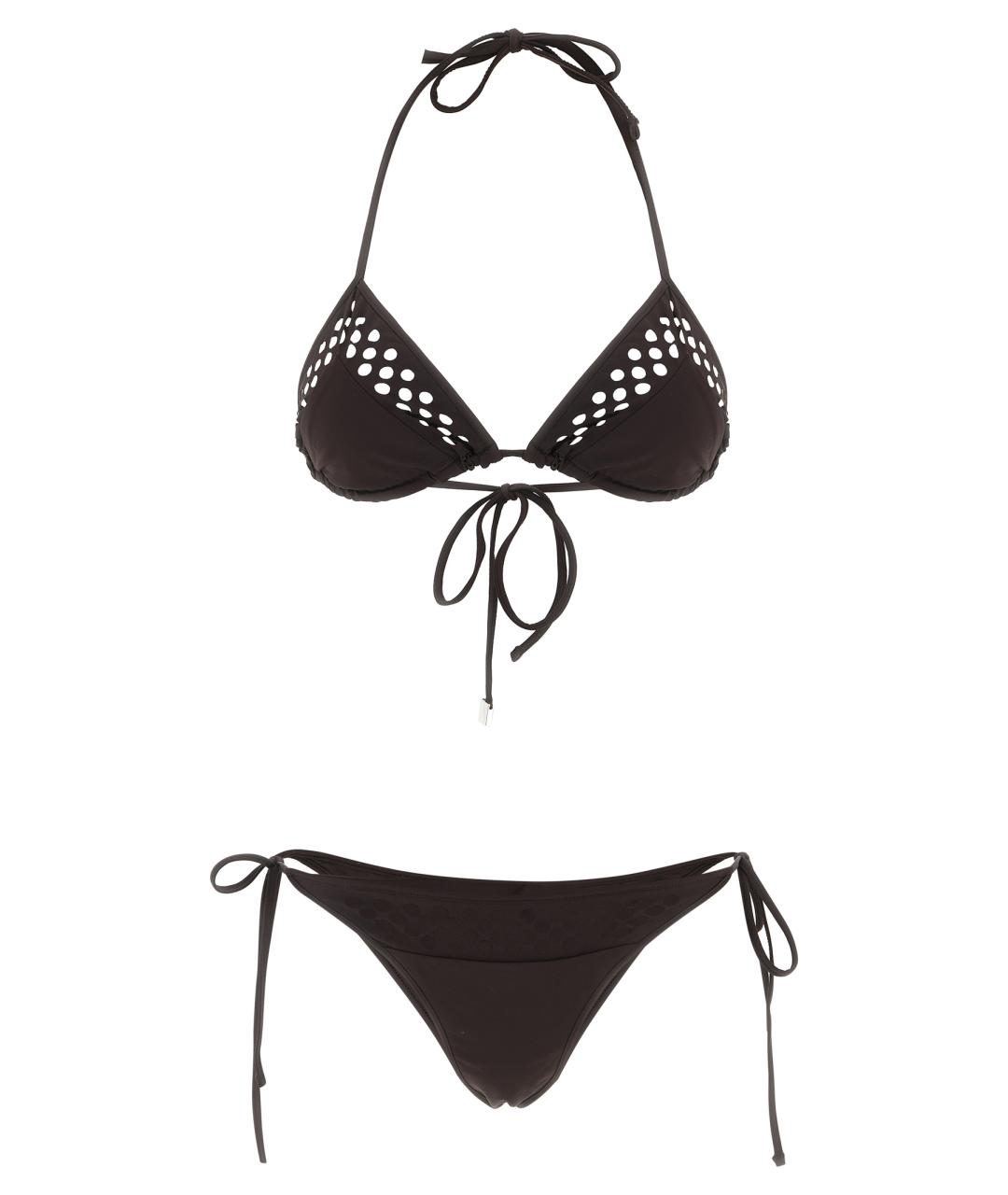 THE ATTICO Коричневый полиамидовый купальник, фото 1