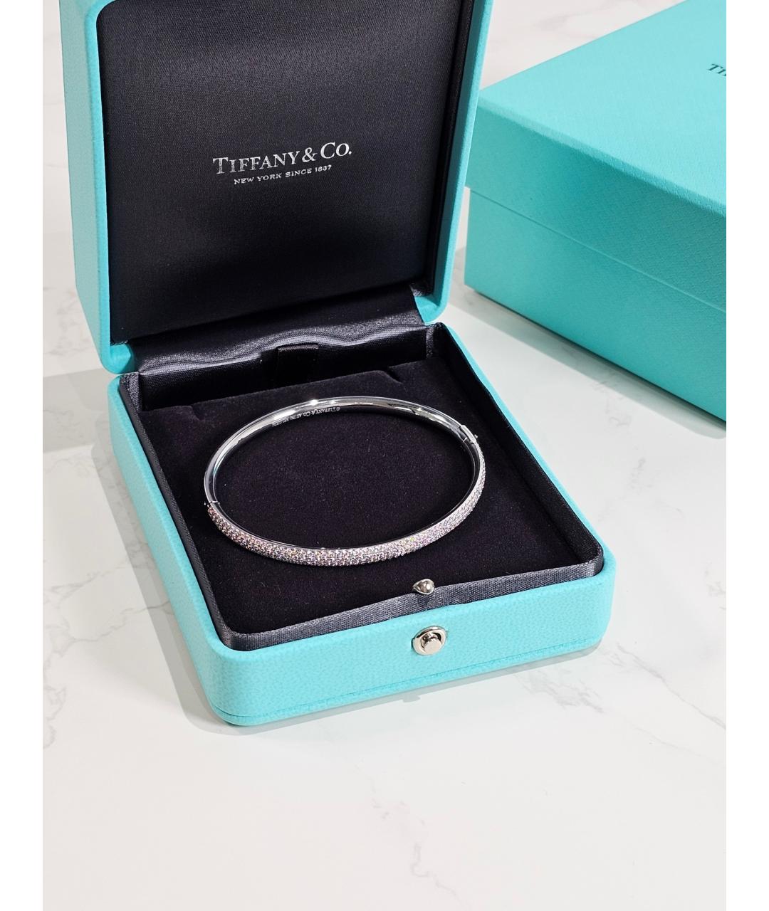 TIFFANY&CO Серебрянный браслет из белого золота, фото 2