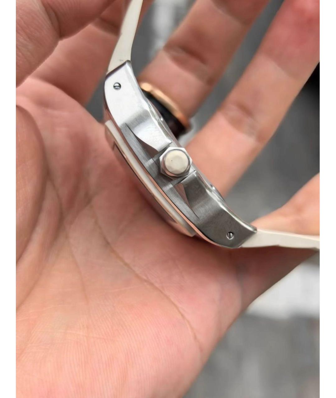 CARTIER Белые часы, фото 4