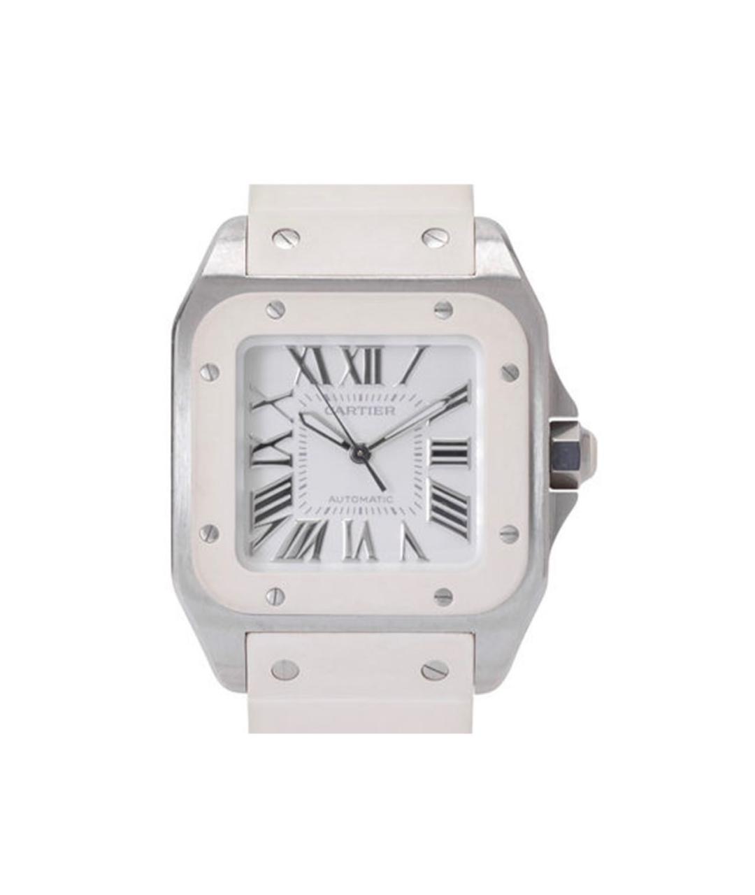 CARTIER Белые часы, фото 1