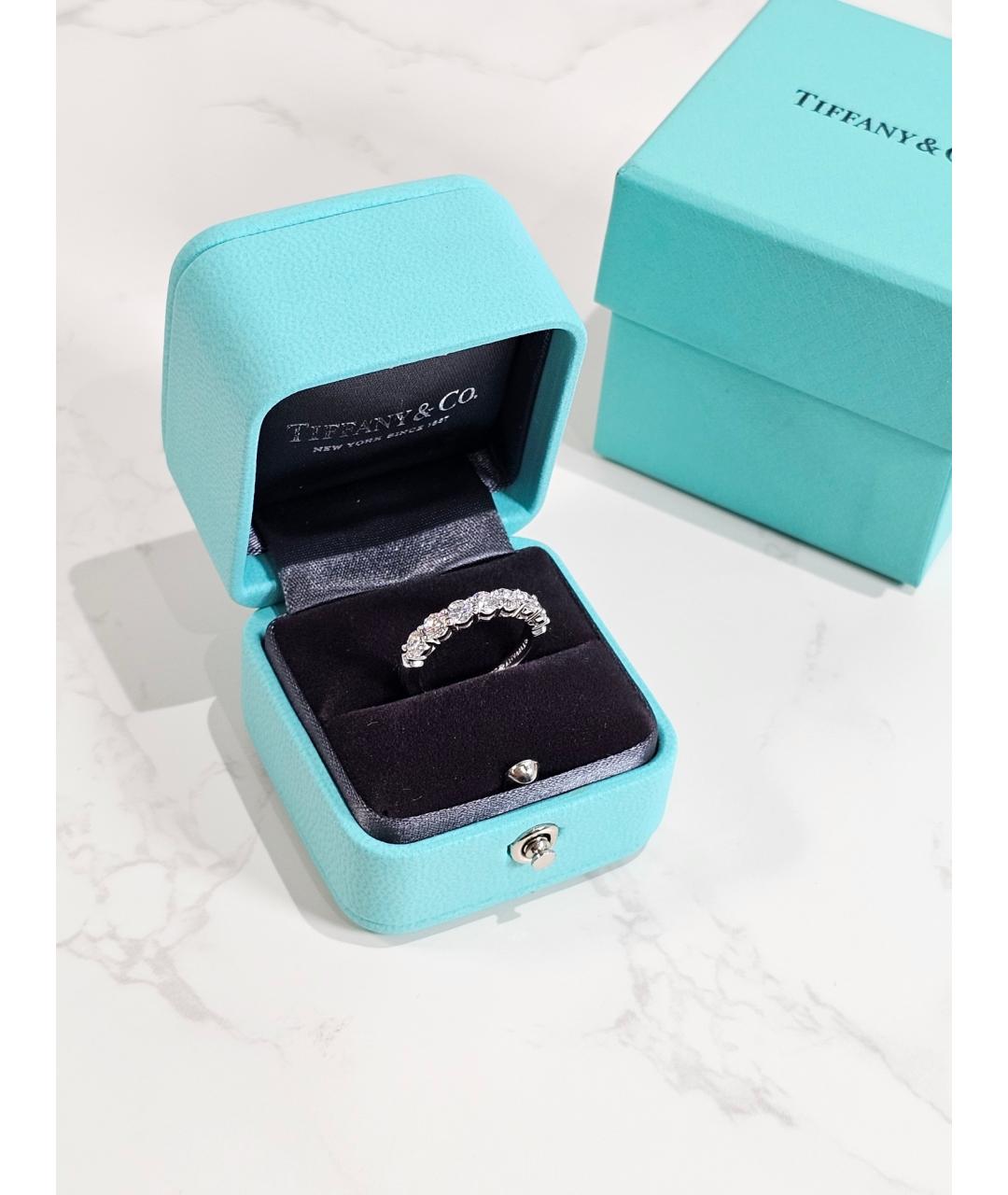 TIFFANY&CO Серебряное платиновое кольцо, фото 2