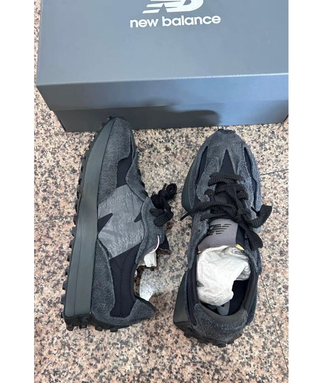 NEW BALANCE Черные низкие кроссовки / кеды, фото 3