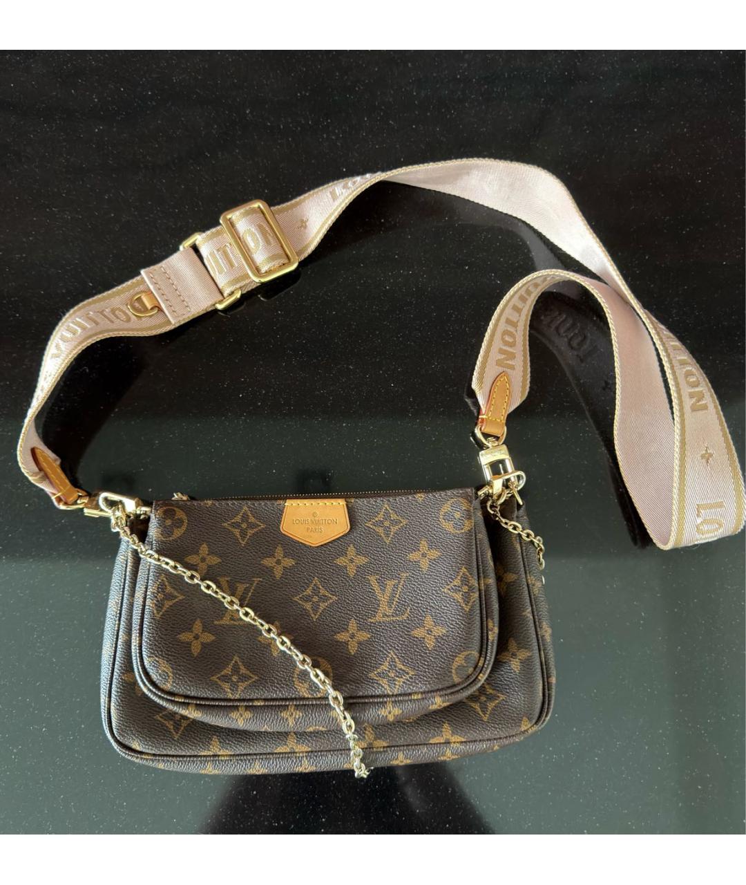 LOUIS VUITTON Коричневая сумка через плечо, фото 2