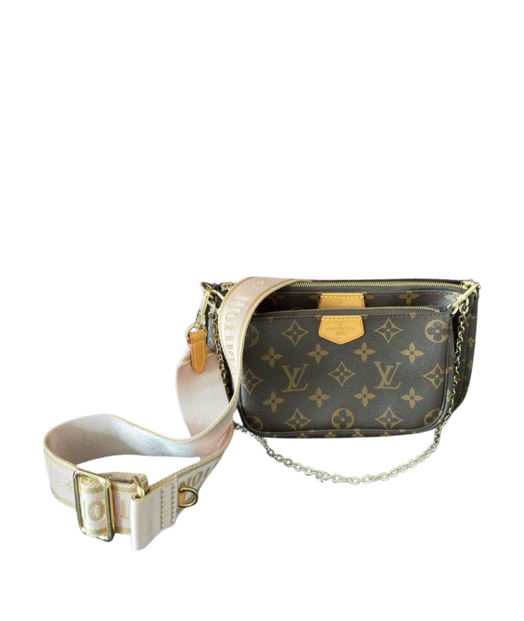 LOUIS VUITTON Коричневая сумка через плечо, фото 1