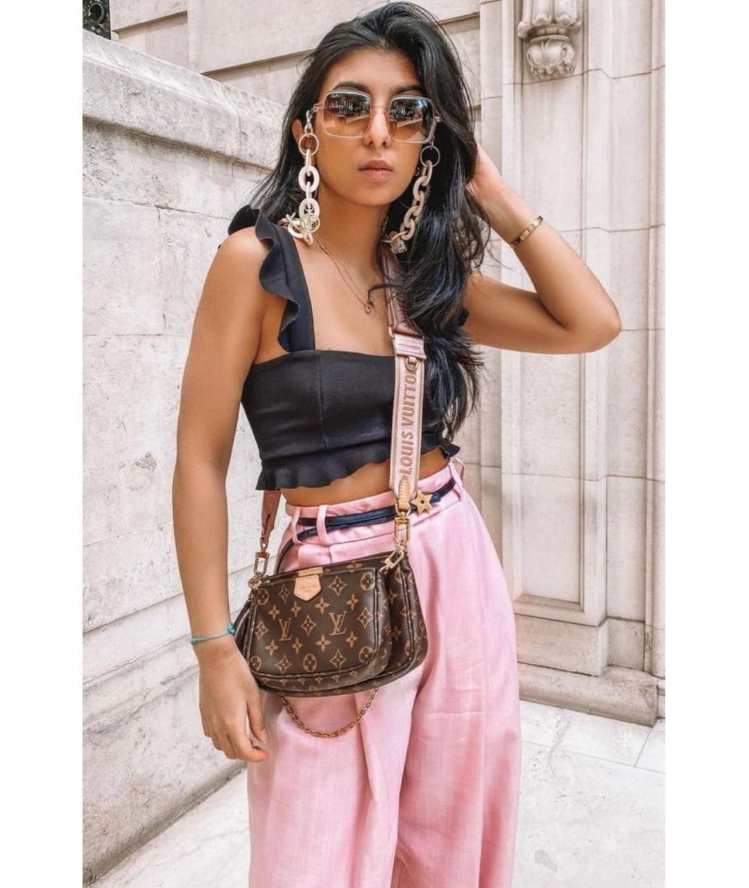 LOUIS VUITTON Коричневая сумка через плечо, фото 4