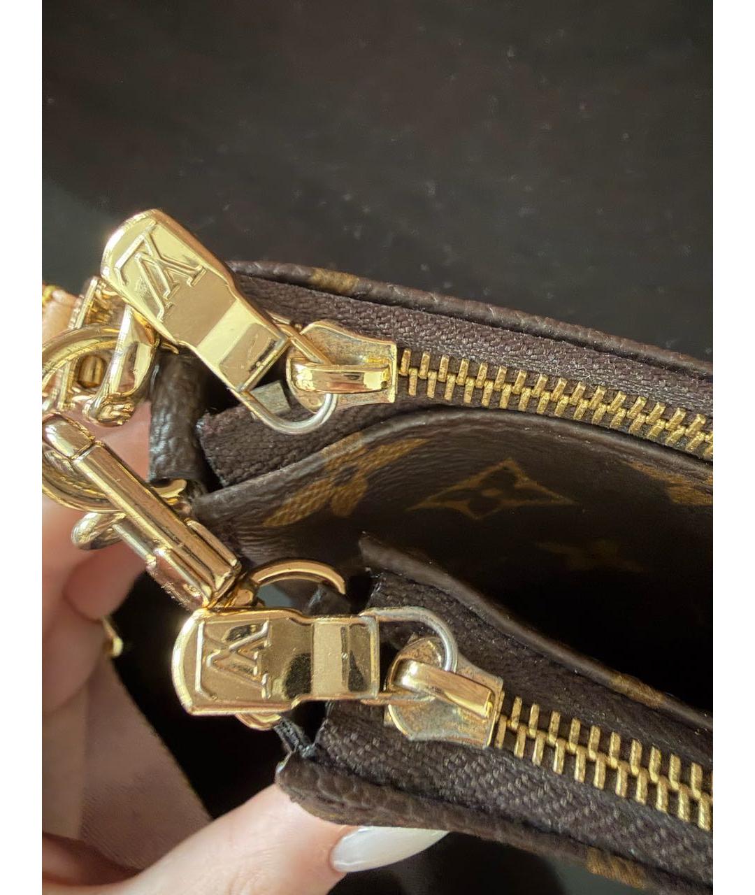 LOUIS VUITTON Коричневая сумка через плечо, фото 5