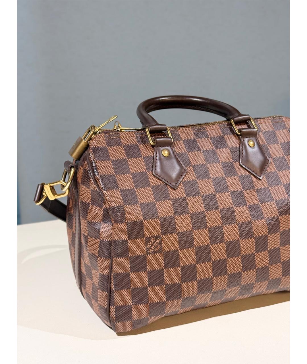 LOUIS VUITTON Коричневая сумка через плечо, фото 6