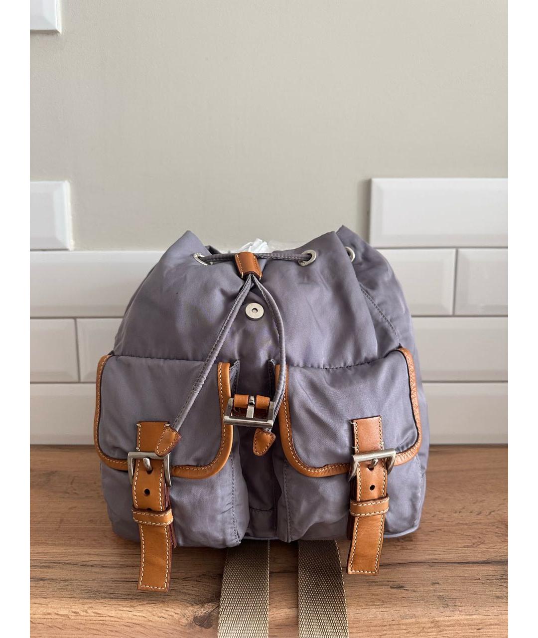 PRADA Фиолетовый рюкзак, фото 4