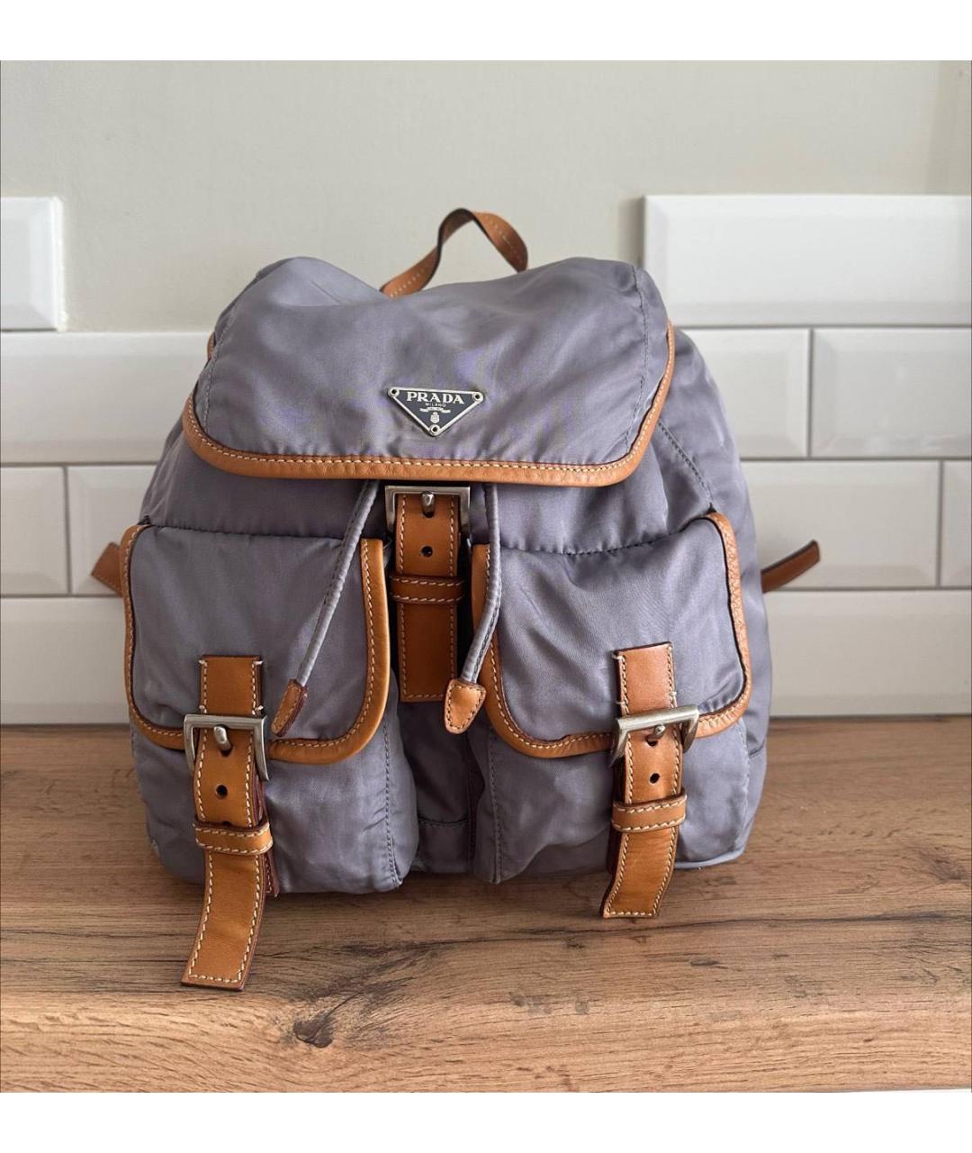 PRADA Фиолетовый рюкзак, фото 8