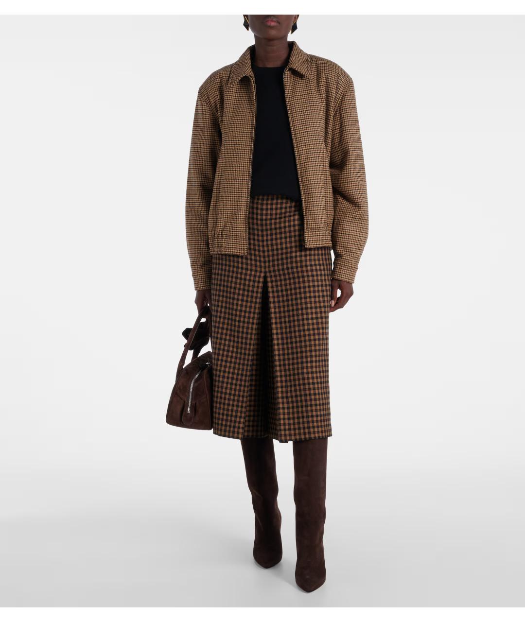 MANOLO BLAHNIK Коричневые замшевые сапоги, фото 5