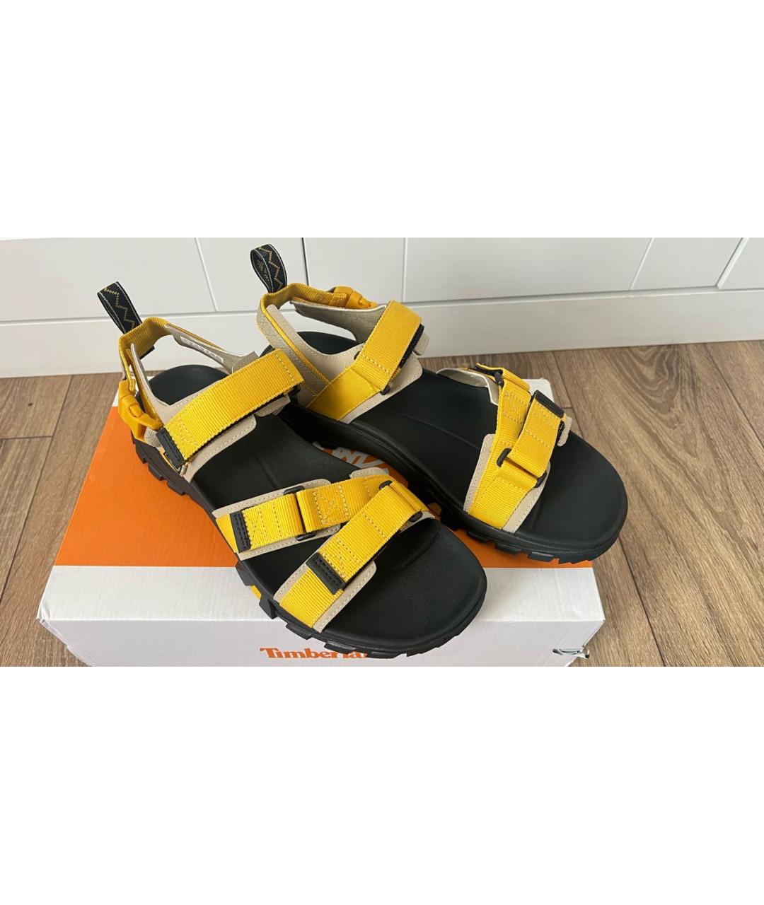 TIMBERLAND Желтые текстильные сандалии, фото 6