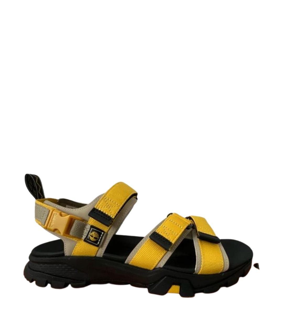 TIMBERLAND Желтые текстильные сандалии, фото 1