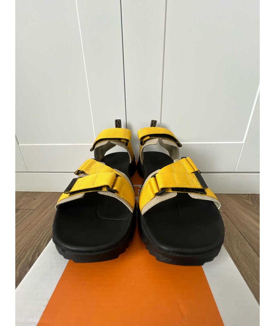 TIMBERLAND Желтые текстильные сандалии, фото 3
